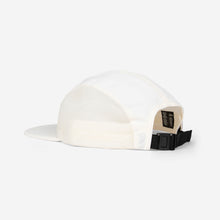 Load image into Gallery viewer, Running Club Hat from the back, featuring an adjustable buckle closure.
